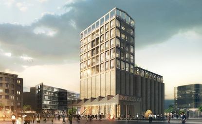 A rendering of Thomas Heatherwick's design for the Zeitz Museum of Contemporary African Art