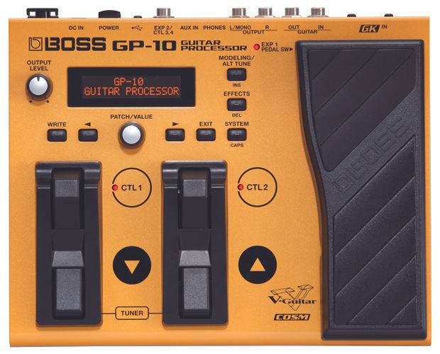 Boss Introduces GP-10 Guitar Processor — Instrument Modeling