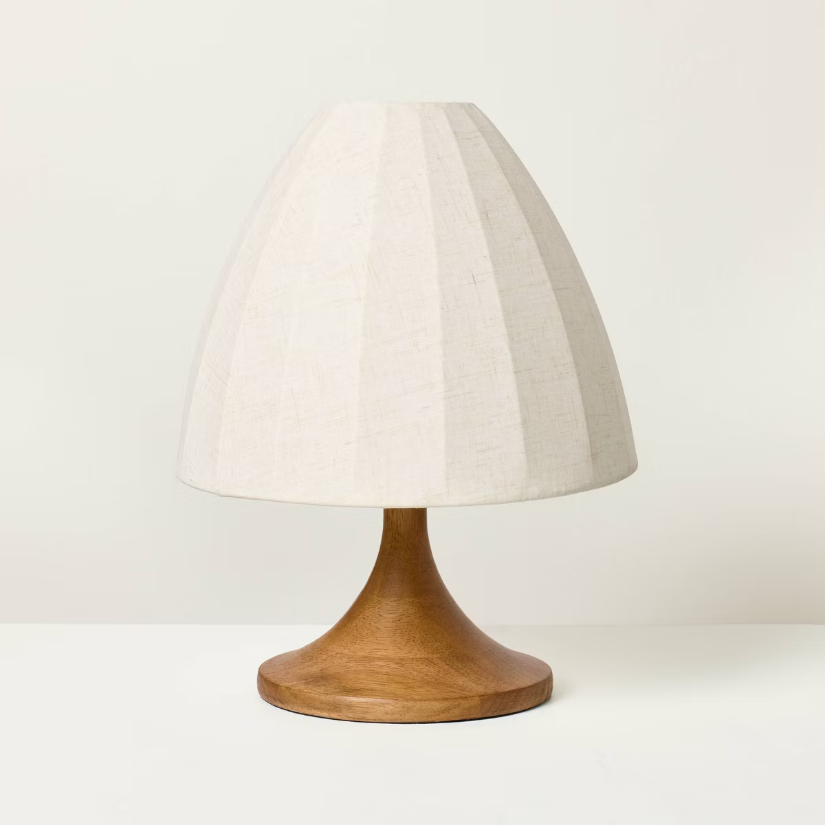 Wooden table lamp