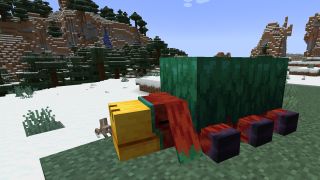 Screenshot dello sniffer in Minecraft 1.20