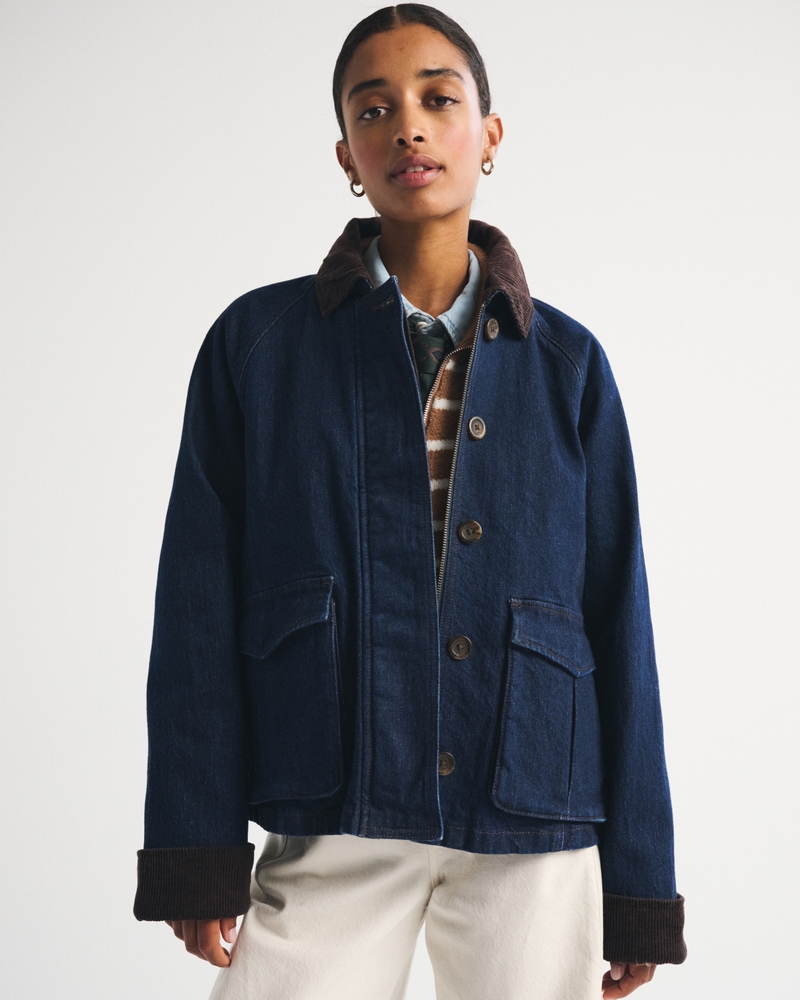 Short Denim Barn Jacket