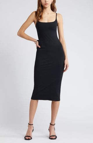 Smooth Edit Strappy Midi Slipdress