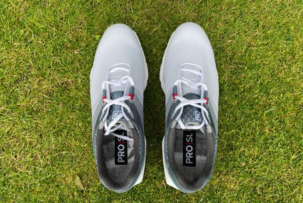 The FootJoy Pro SL Sport Golf Shoes from above