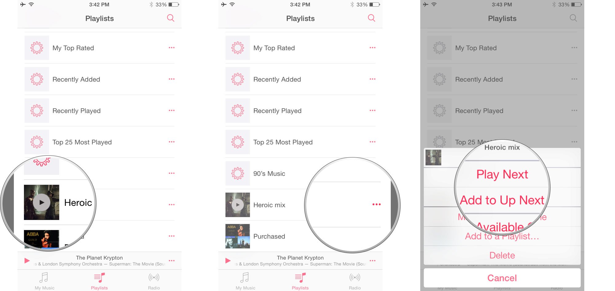 Включи плейлист лайт. Как изменить плейлист в Apple Music.