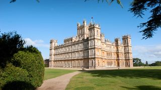 Highclere Castle, which was used as Downton Abbey