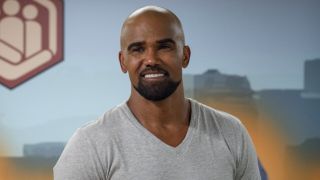 shemar moore smiling on s.w.a.t.