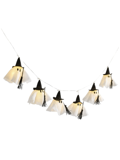 Lit Witch Ghost String Lights