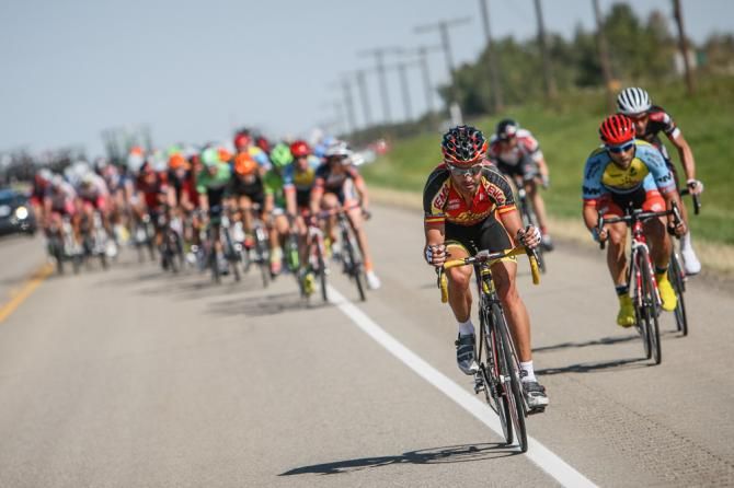 Paco Mancebo (Kenda-5 Hour Energy) tries to get a break going early in the stage.