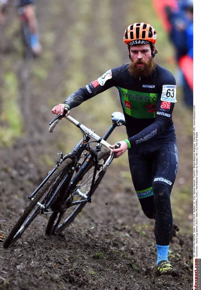 Mark McDonnell in action in Namur.