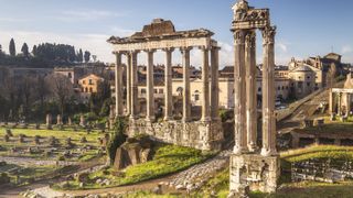 The Temple of Saturn is located in the Roman Forum.