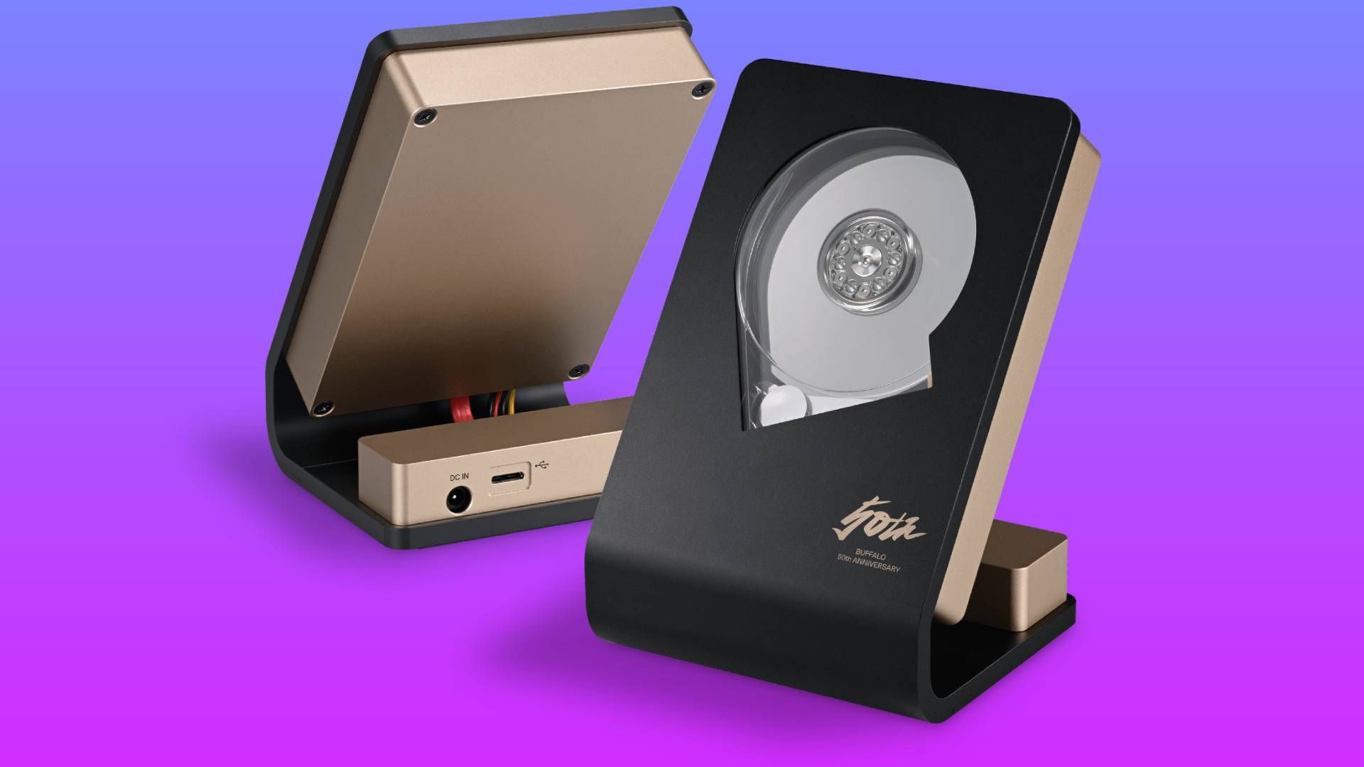 This transparent HDD from Buffalo is both beautiful and woefully
