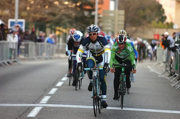 Marco Marcato (Vacansoleil-DCM) bested Niko Eeckhout for the win