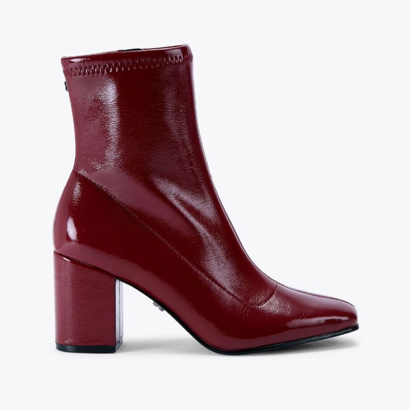 Carvela , Patent Block Heel Ankle Boots