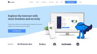 Atlas VPN homepage