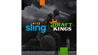 Key art for Sling TV and DraftKings Basketball channel