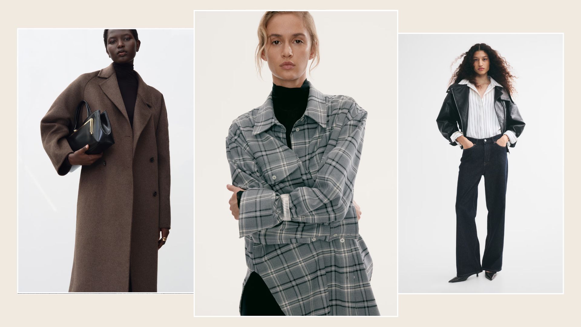 Collage of models wearing H&amp;M buys