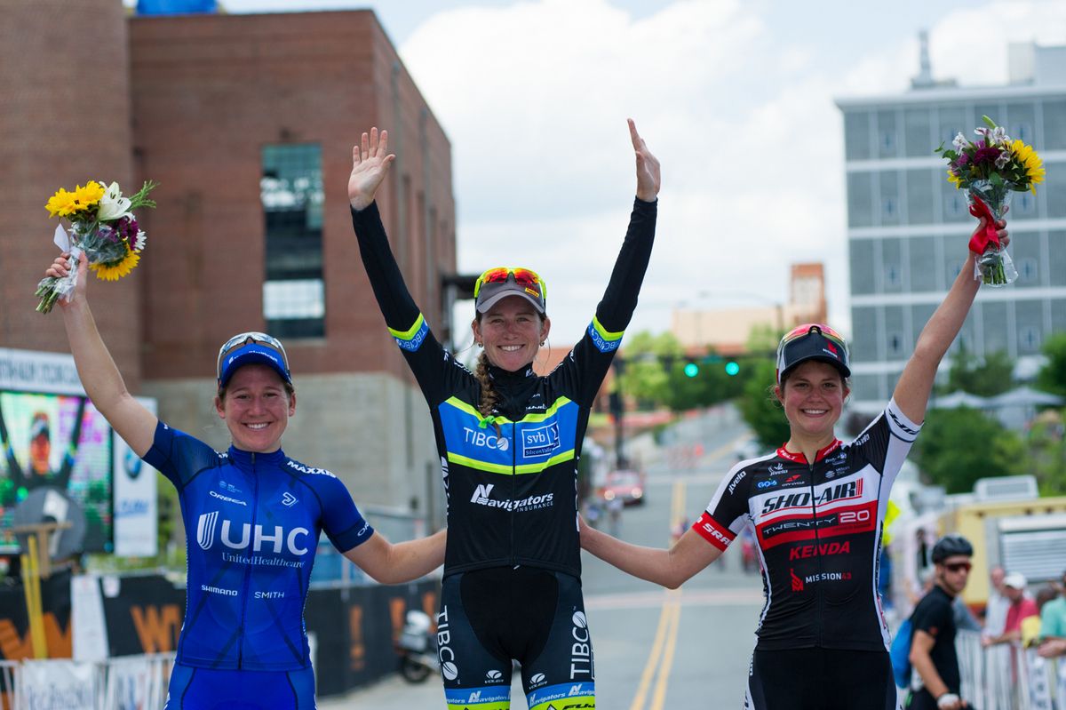 Todays top three for the road race