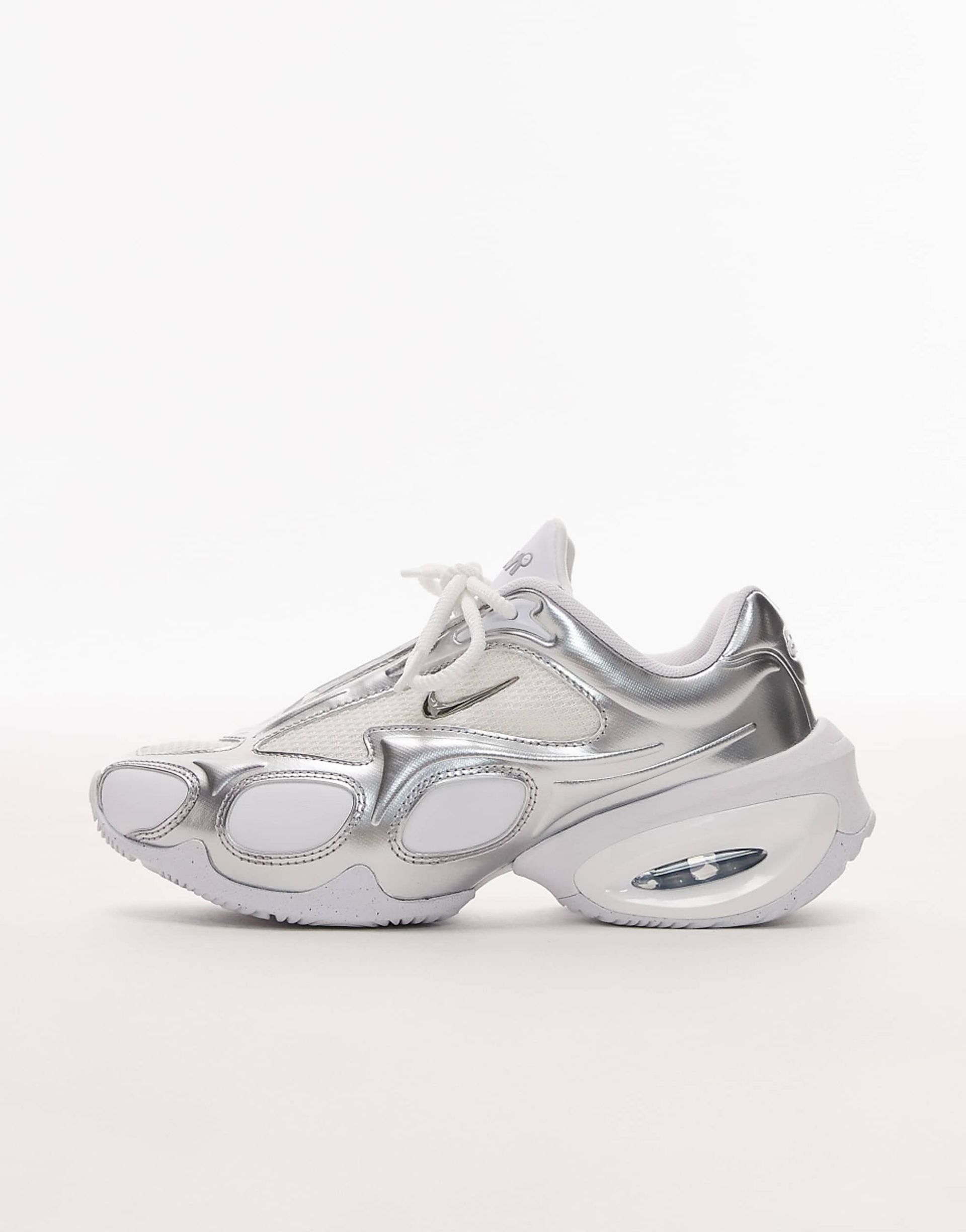 Nike Air Max Muse Unisex Trainers in White and Metallic Silver