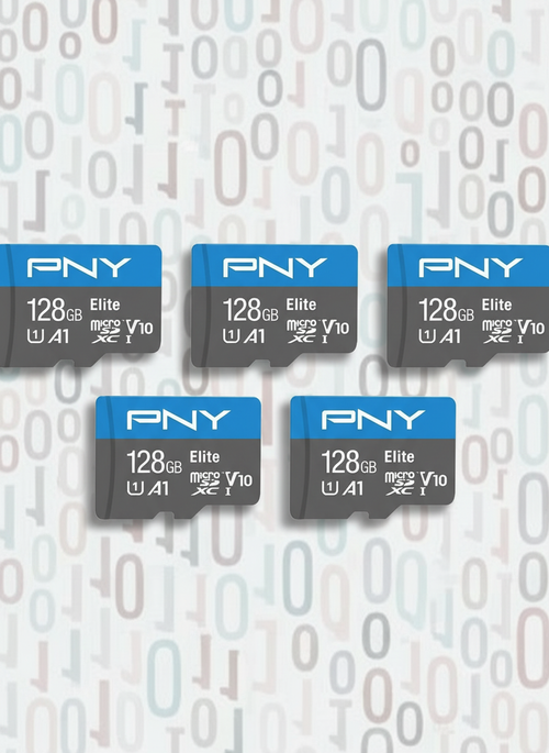 128GB Elite Mobile Accessories MicroSD card (5-pack)
