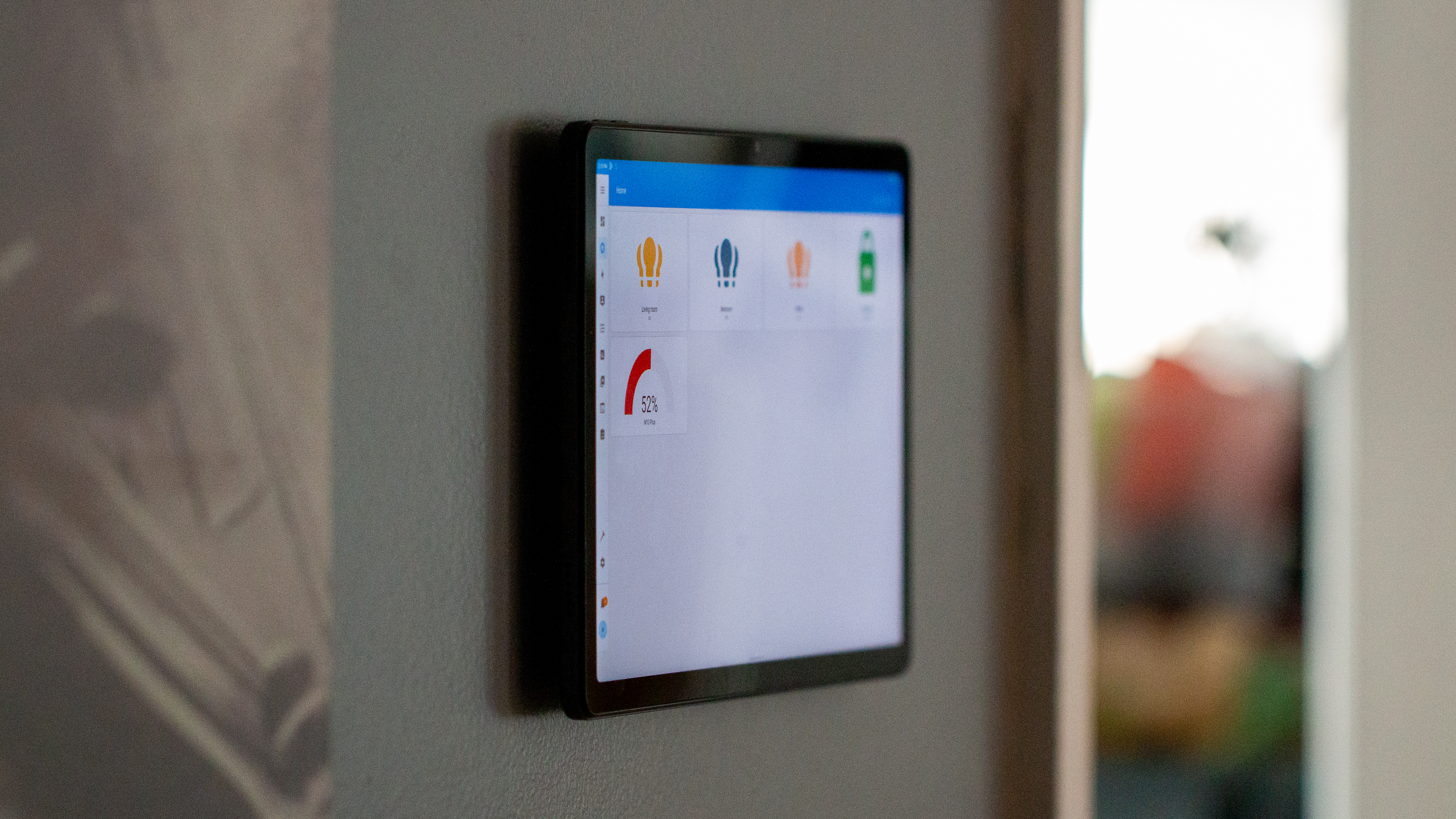 Home Assistant Dashboard on Lenovo Tab M10 Plus