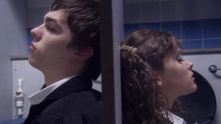 Nicholas Hoult and April Pearson on Skins