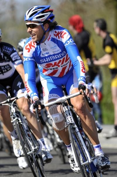 Albert Timmer (Skil-Shimano) enjoying the nice weather.