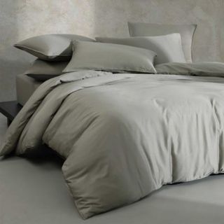 Earth Collection Cotton Sateen 3 Piece Duvet Cover Set, Queen