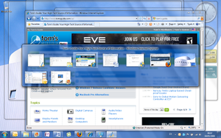 Windows Flip with Aero Peek