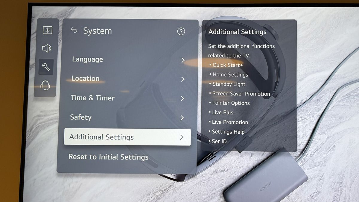 LG TV ACR Controls