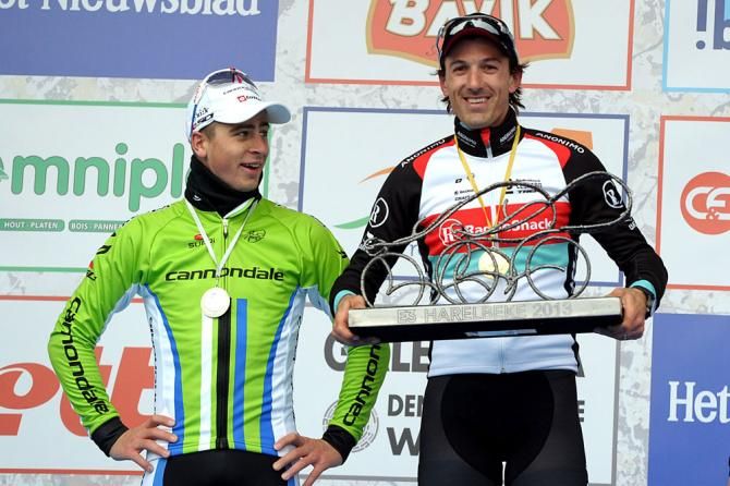 Fabian Cancellara (RadioShack - Leopard) and Peter Sagan (Cannondale)