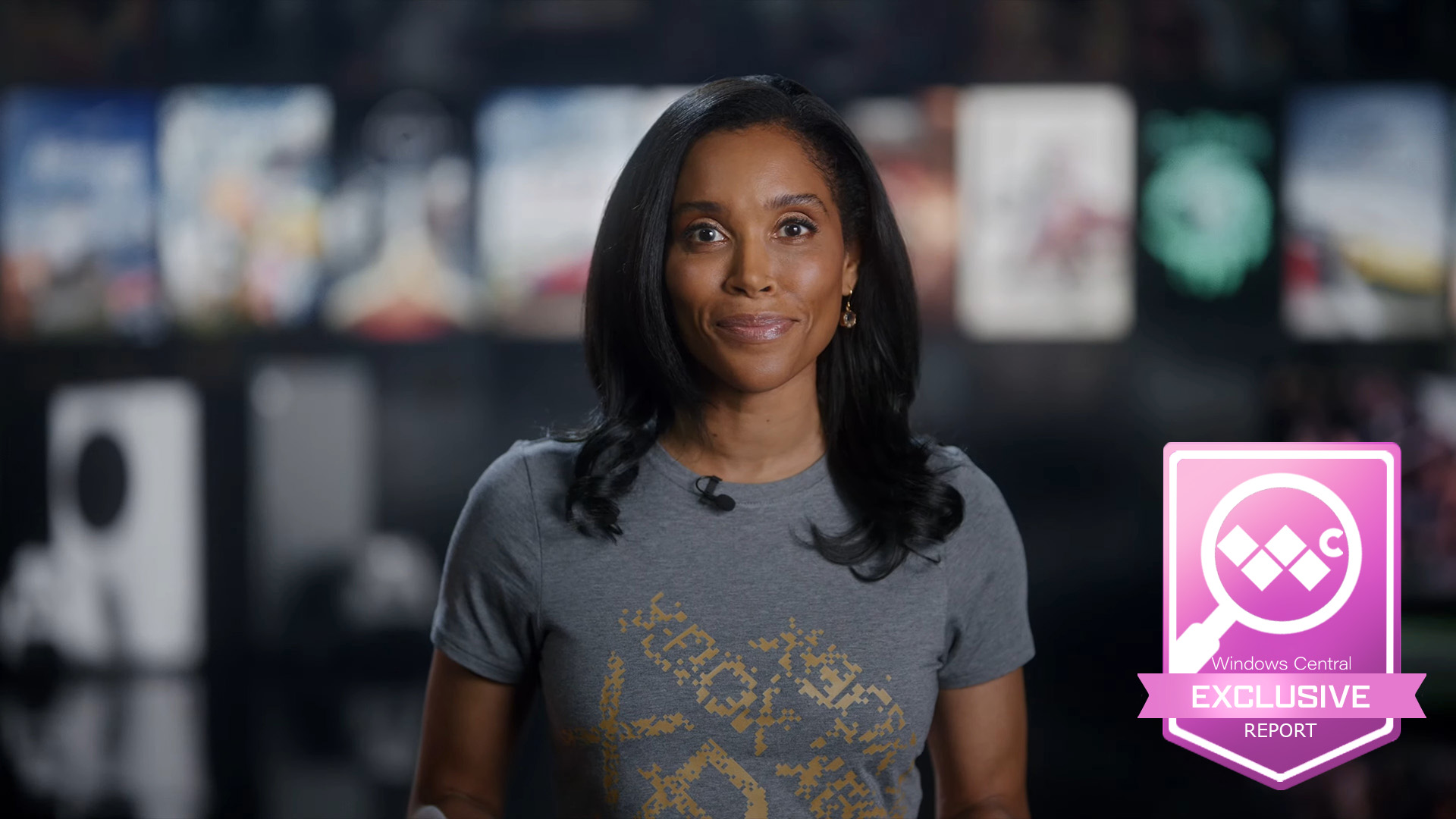Sarah Bond of Xbox with Windows Central Exclusive logo