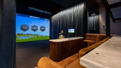 Pitch indoor golf bay pictured