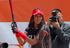 Naomi Campbell shooting scenes for Ugly Betty in LA