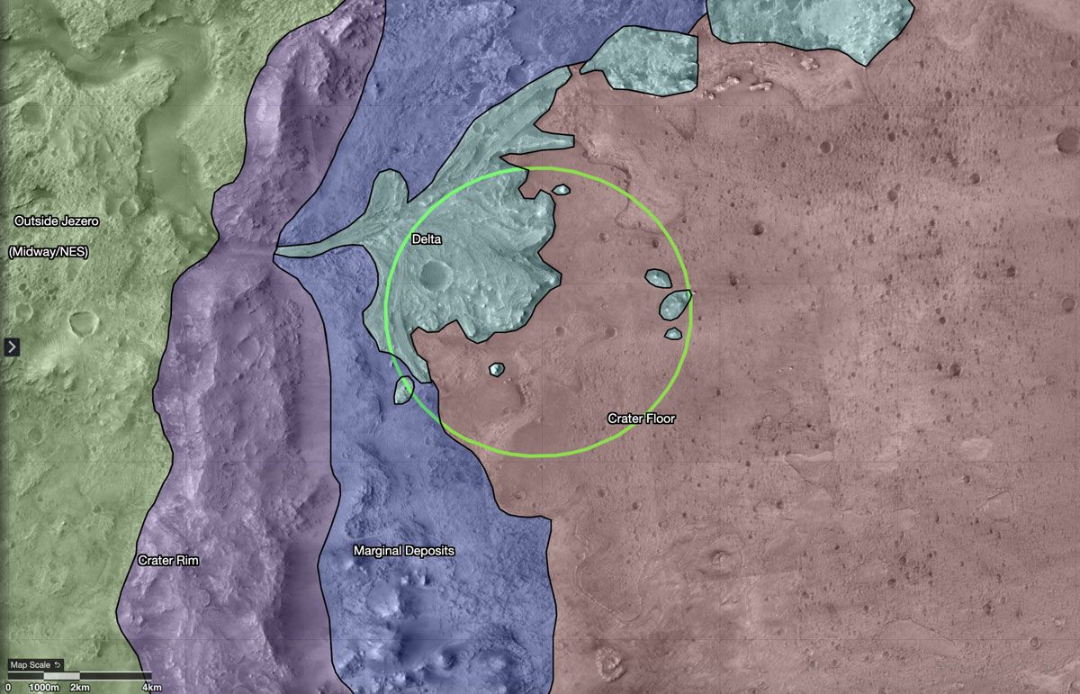 NASA&rsquo;s Mars Perseverance will land in the Red Planet&rsquo;s Jezero Crater. When the crater formed billions of years ago, it was filled with water &mdash; the &ldquo;lake&rdquo; was about the same size as Lake Tahoe on Earth. As Mars' climate changed, Lake Jezero dried up.