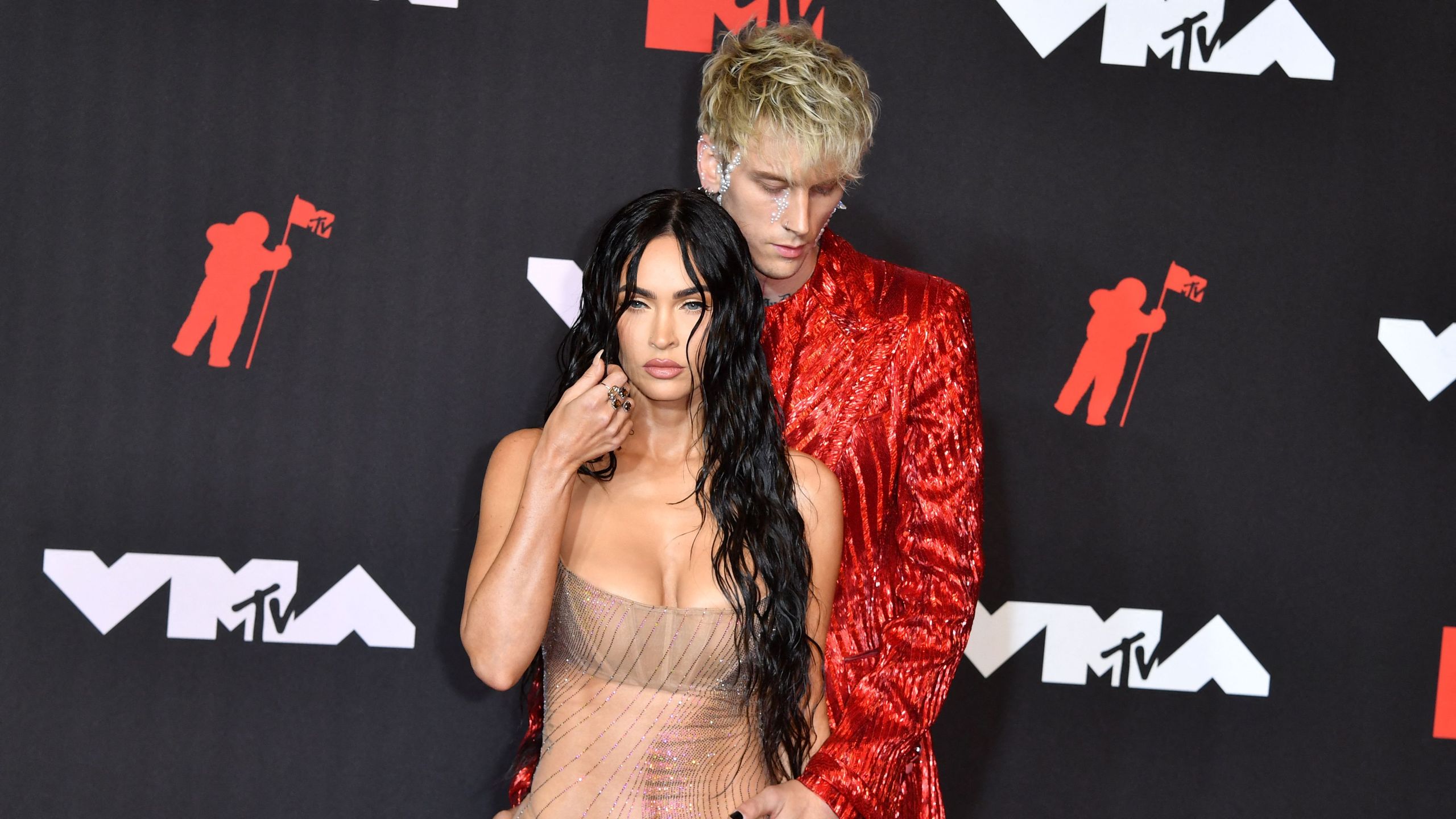 Megan Fox Stuns at the 2021 VMAs in a Naked Mugler Dress | Marie Claire Megan Fox Stuns at the 2021 VMAs in a Naked Mugler Dress | Marie Claire