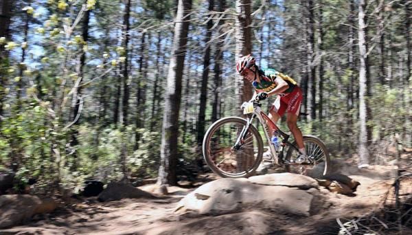 Burry Stander (South Africa) made light work of the technical course.