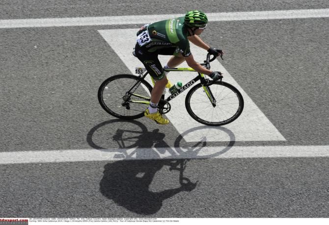 Christophe Kern (Europcar) out on coruse
