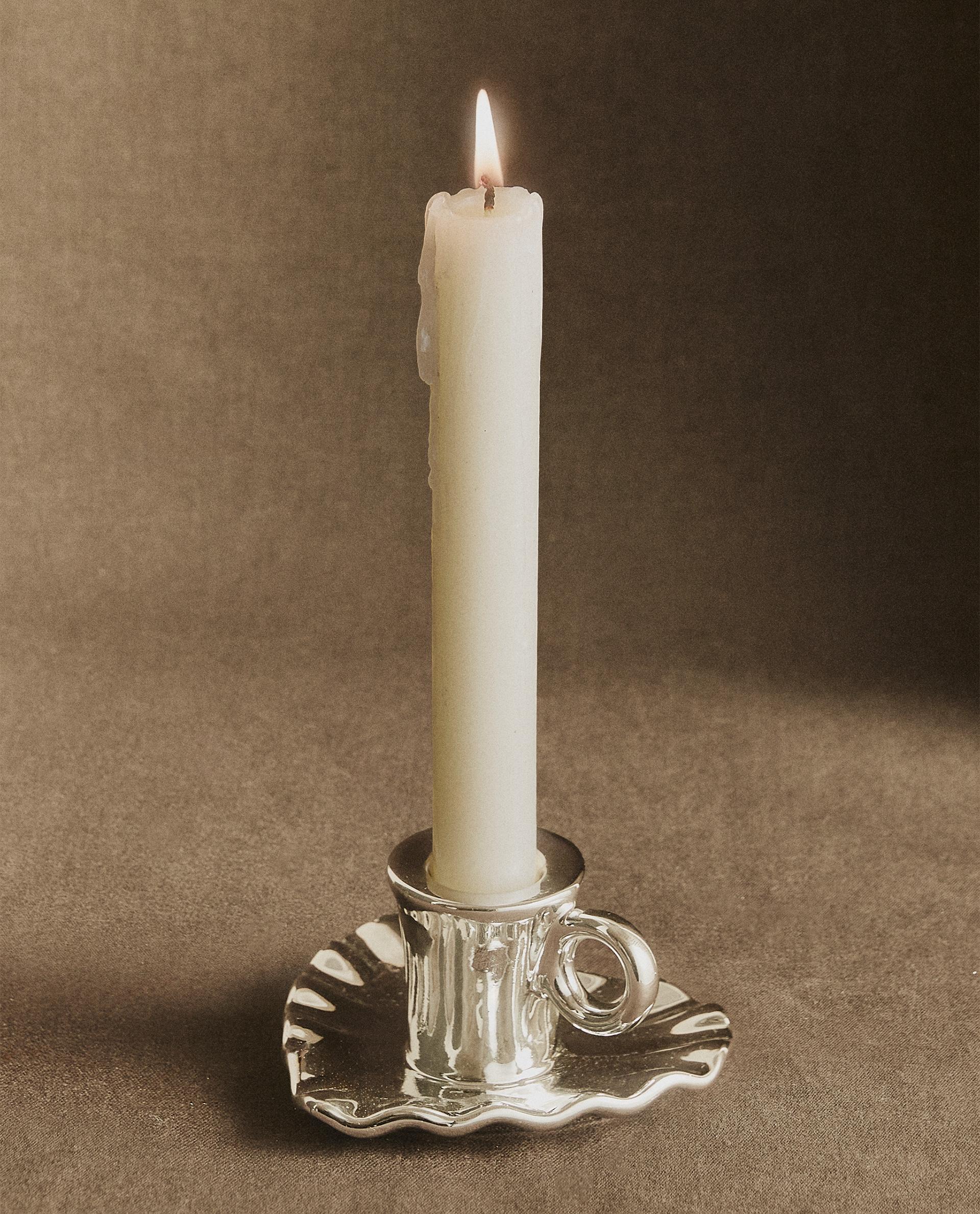 Christmas Heart Porcelain Candle Stick