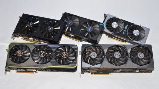 Multiple graphics cards from several generations