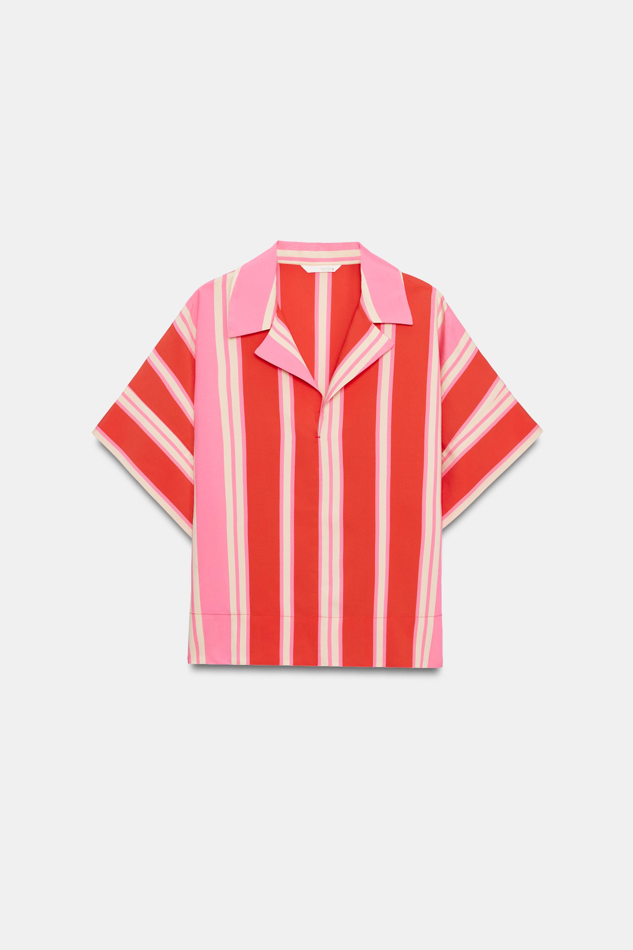 Striped Polo Shirt - Multicolored - Xs