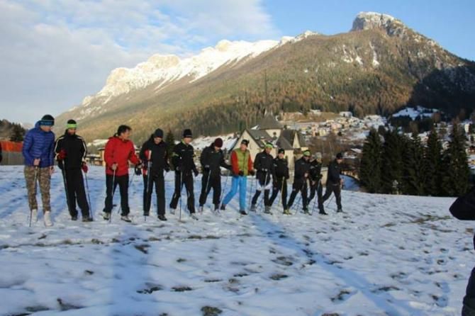 Cannondale on their first training camp at Val di Fassa.