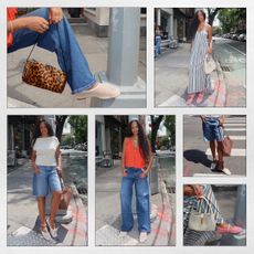 sierra mayhew wearing crochet flats