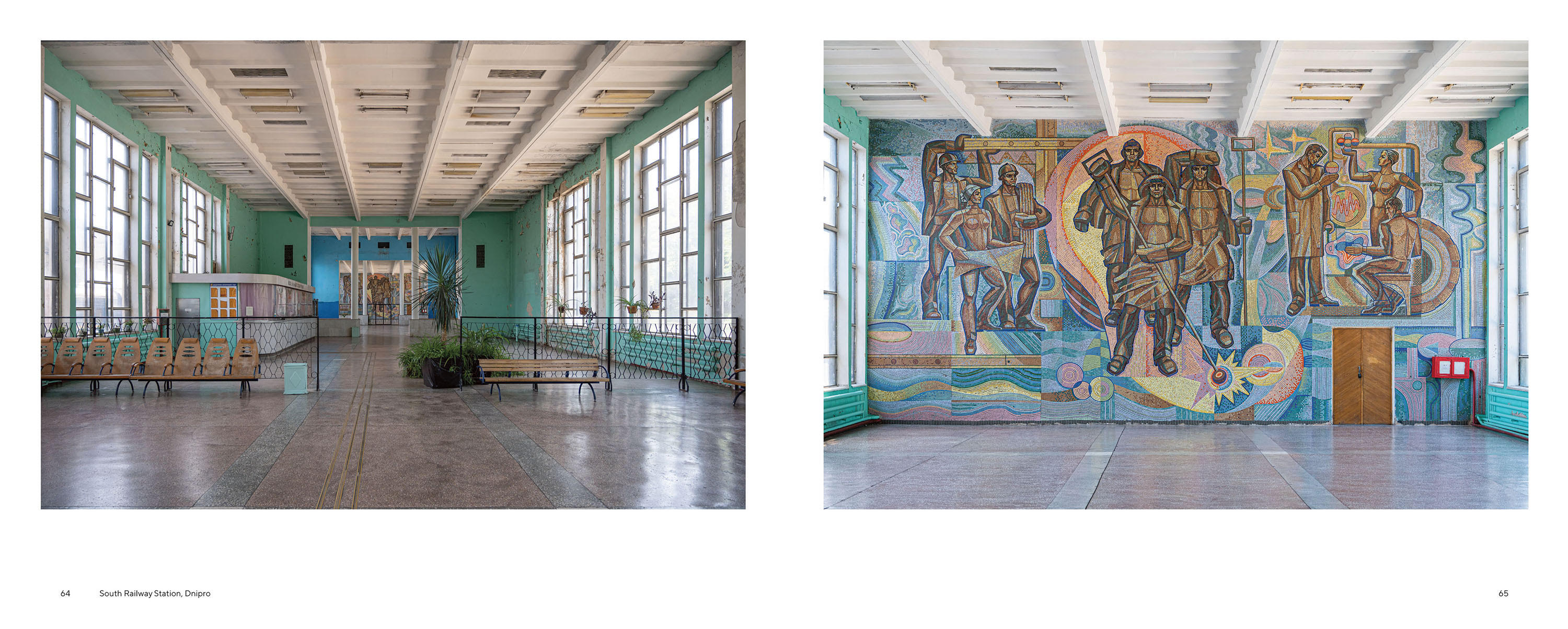 Spread from Ukrainian Modernism: Modernist Architecture of Ukraine