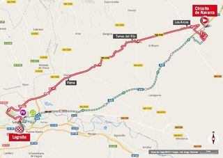 Vuelta a Espana 2017 stage 16 map