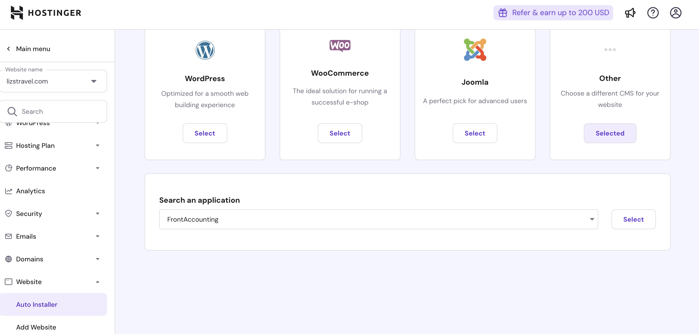 Instalar contabilidad frontal