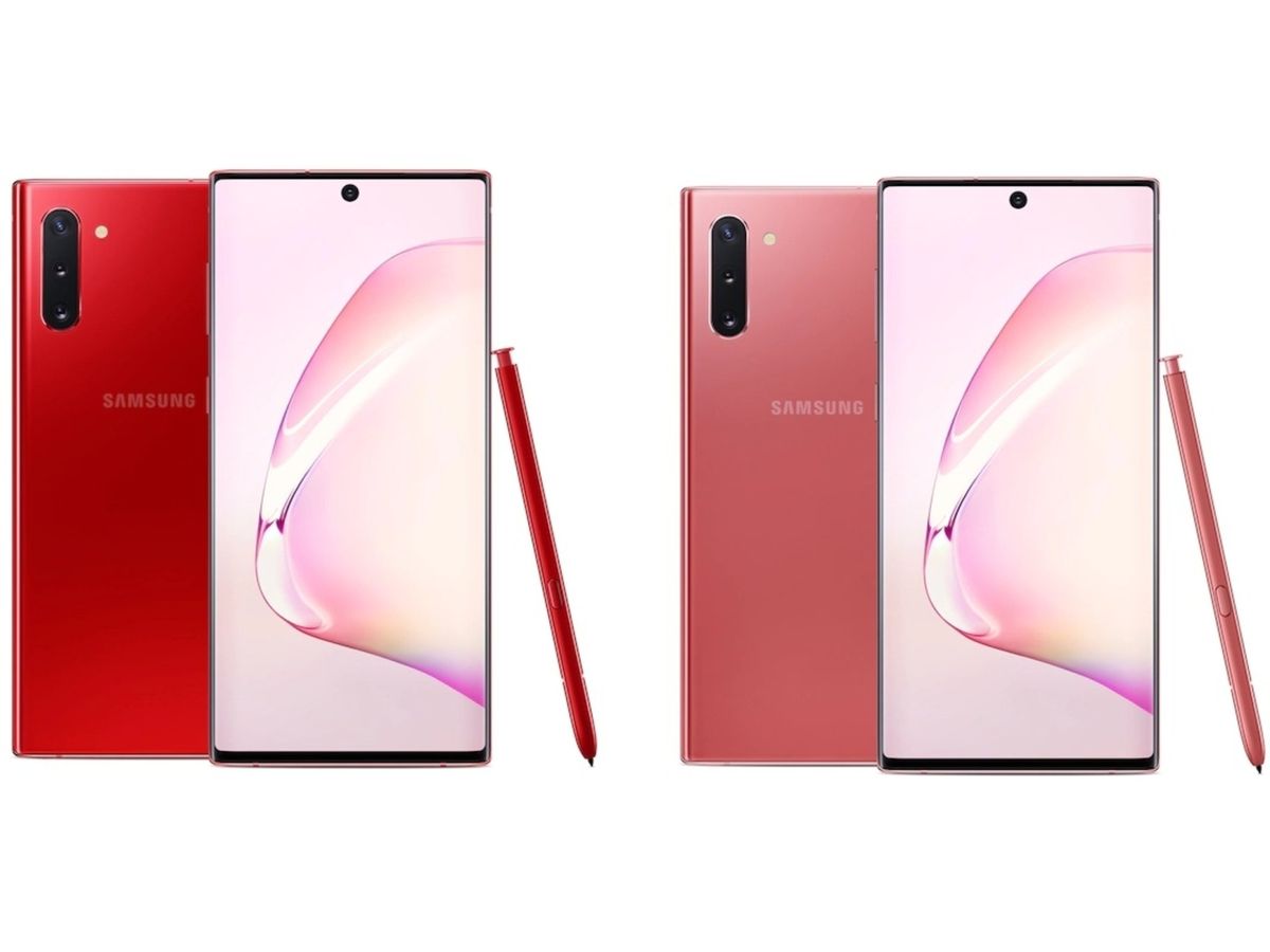 Samsung Galaxy Note 10's Red, Green Colour Variants Leaked, Galaxy