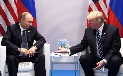 President Donald Trump and Russia's President Vladimir Putin.