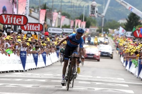 David Millar (Garmin-Sharp) became the fourth British rider to win a stage at the 2012 Tour.