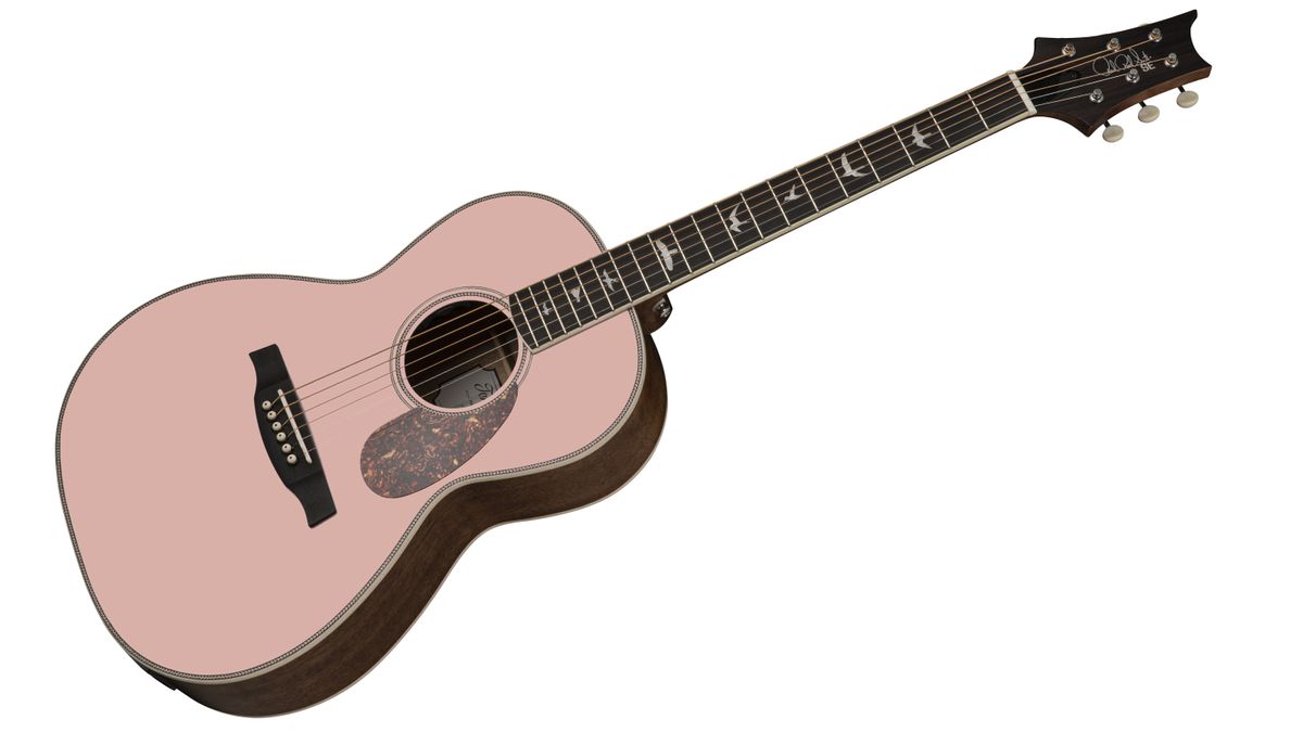 PRS is in the pink with its new SE P20E Parlor series acoustic