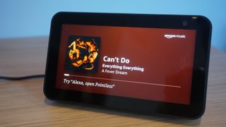 The Amazon Echo Show 5's screen. Image Credit: TechRadar